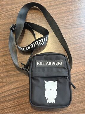 Inspiration Black Crossbody Shoulder Bag Unisex